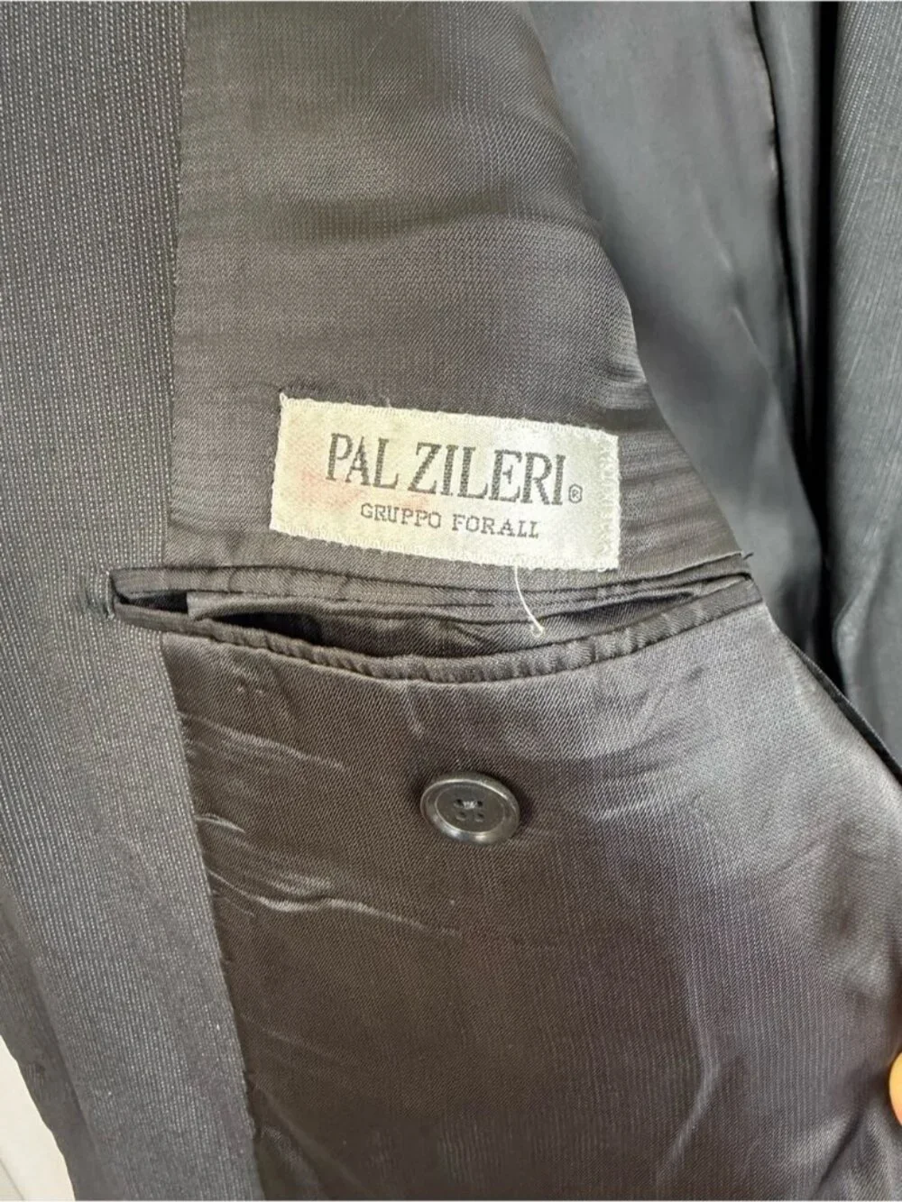 Pal Zileri Three Button Wool Blazer Jacket Size EU 48 = 38R Grey